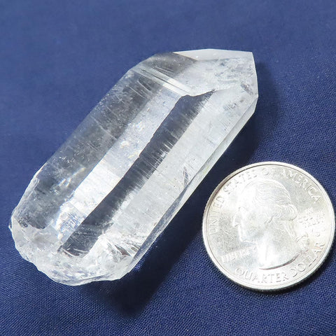 Arkansas Quartz Crystal Point with Record Keeper Triangles
