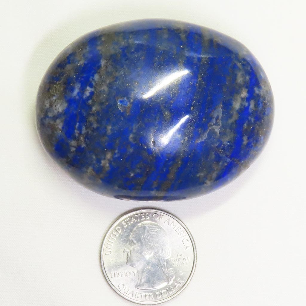 Polished Lapis Palm Stone from Afghanistan