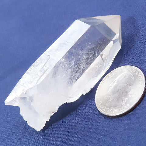 Arkansas Quartz Crystal Point with Time-Links and Record Keepers