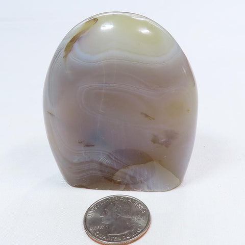 Polished Banded Agate Free Form from Madagascar