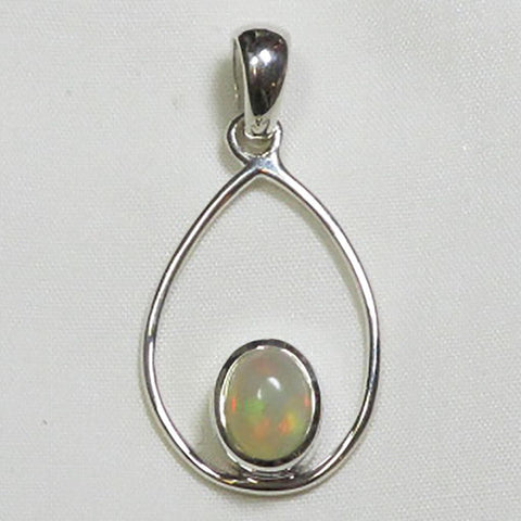 Welo Opal Sterling Silver Pendant Jewelry