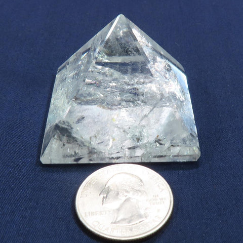 Polished Quartz Crystal Pyramid from Brazil
