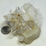 Arkansas Sand Phantom Quartz Crystal Burr Cluster with Penetrators