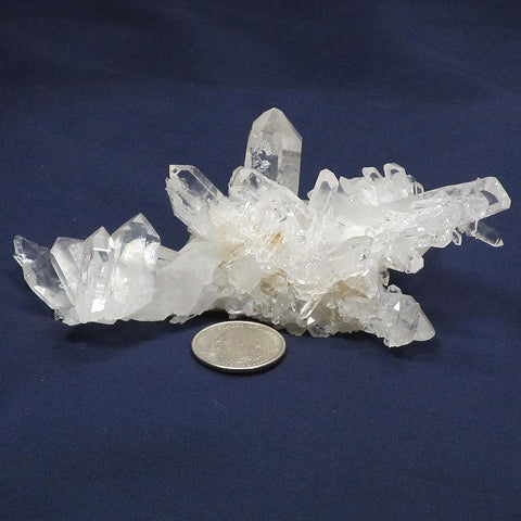 Arkansas Quartz Crystal Burr Cluster with Adularia Attached