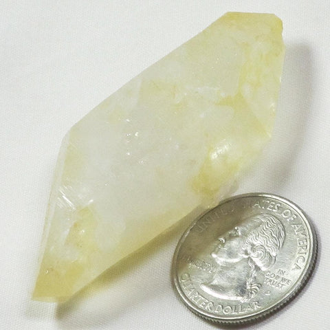 Arkansas Lemon Healer Quartz Crystal Double Terminated Point