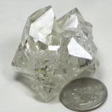 Herkimer Diamond Cluster with Rainbows from Herkimer County, NY