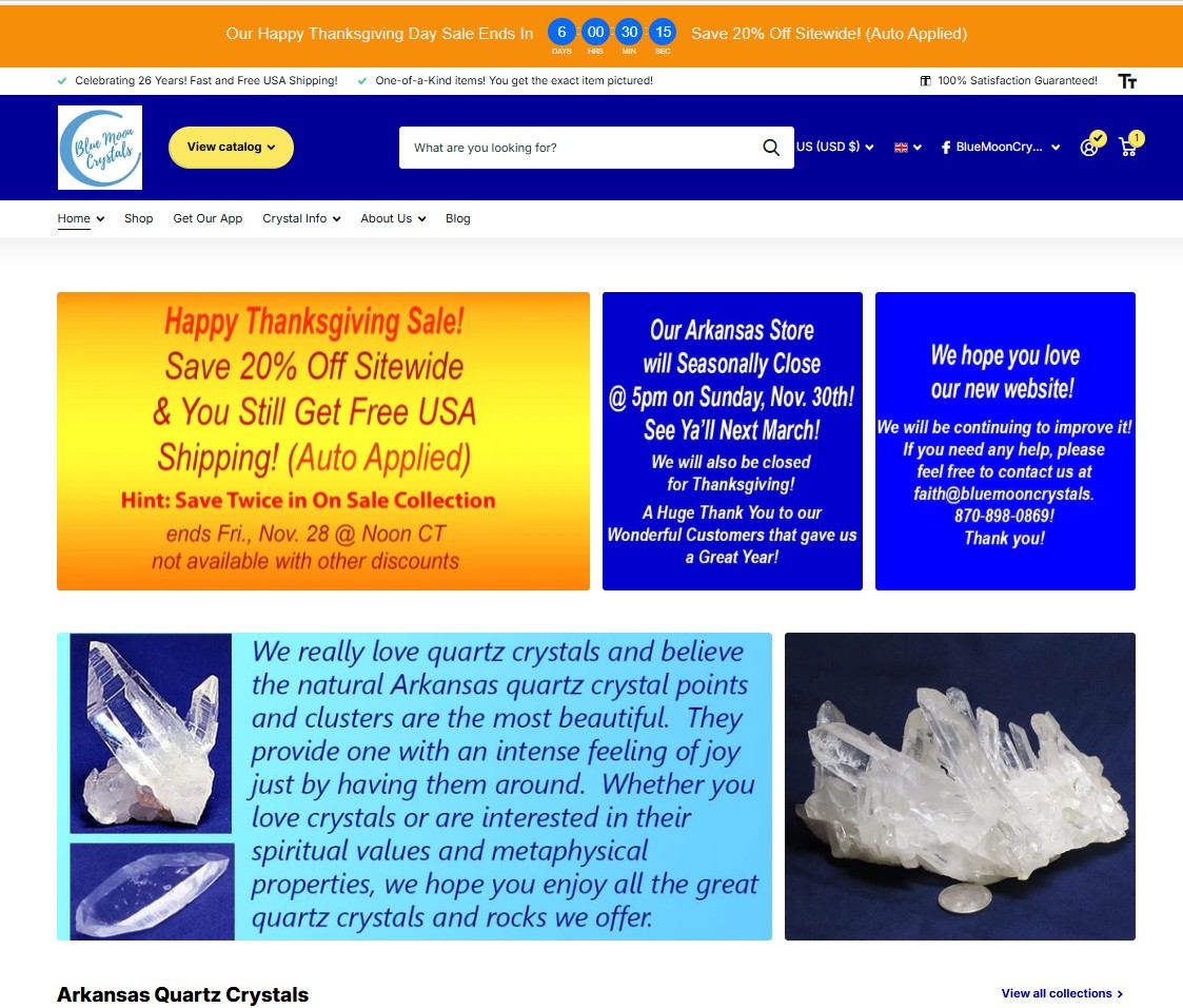 New Website Screen Shot