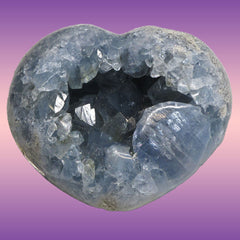 Polished Quartz Crystal & Stone Hearts