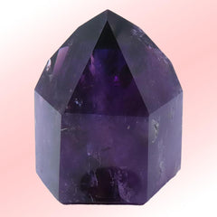 Polished Quartz Crystal Points Including Smoky Quartz & Amethyst