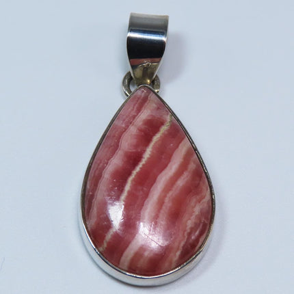 Rhodochrosite from Argentina Sterling Silver Pendant Jewelry