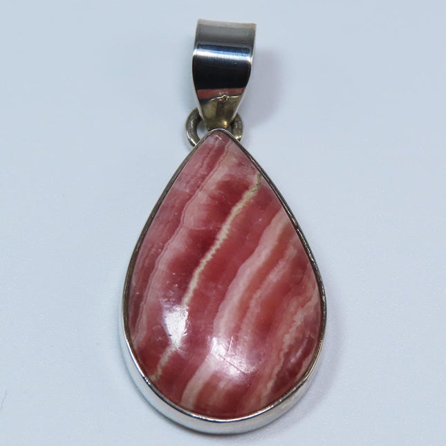 Rhodochrosite from Argentina Sterling Silver Pendant Jewelry