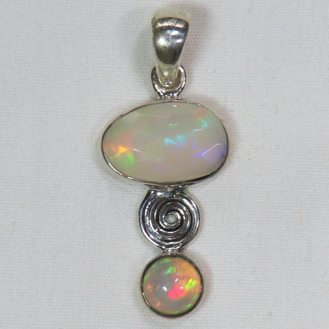 Welo Opal Sterling Silver Pendant Jewelry