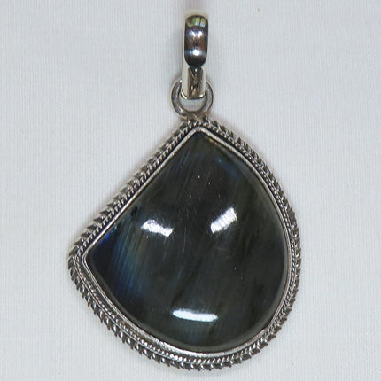 Labradorite Sterling Silver Pendant Jewelry
