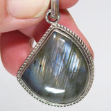 Labradorite Sterling Silver Pendant Jewelry