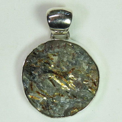 Astrophyllite Sterling Silver Pendant Jewelry