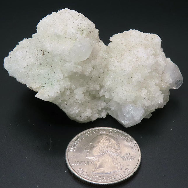 Stilbite & Apophyllite on Quartz Nodule Base from Jalgaon, India