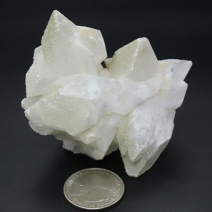 Apophyllite Cluster w/ Partial Drusy Quartz Coating from Jalgaon India