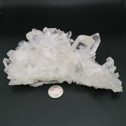 Larger Arkansas Quartz Crystal Cluster with Twin Soulmate & Time-Link