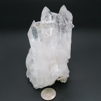 Arkansas Quartz Crystal Cluster with Record Keepers & Rainbows