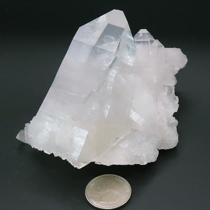Arkansas Quartz Crystal Cluster with Self-Healed Base