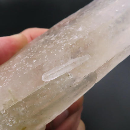 Lemurian Seed Quartz Crystal Point with a Cathedral Termination