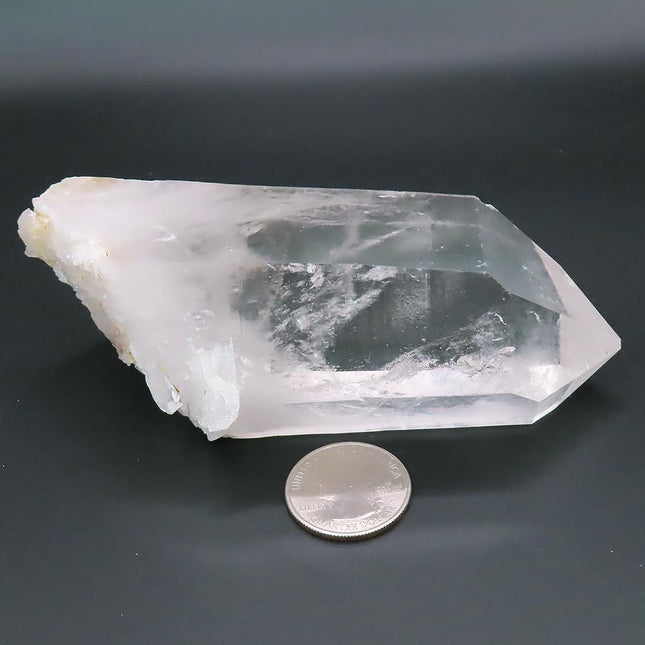 Arkansas Quartz Crystal Point with Self-Healed Base