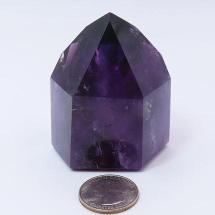 Polished Smoky Amethyst Phantom Point from Bahia Brazil