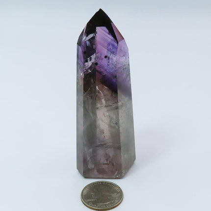Polished Smoky Amethyst Phantom Point from Bahia Brazil