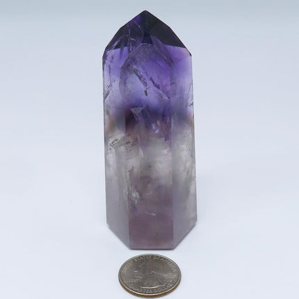 Polished Smoky Amethyst Phantom Point from Bahia Brazil