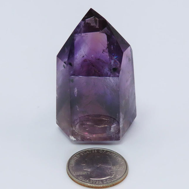Polished Smoky Amethyst Phantom Point from Bahia Brazil