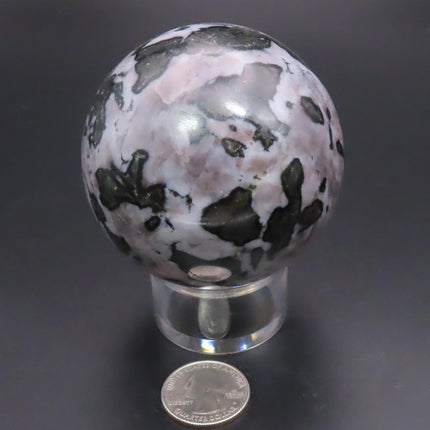 Polished Indigo Gabbro Sphere Ball from Madagascar