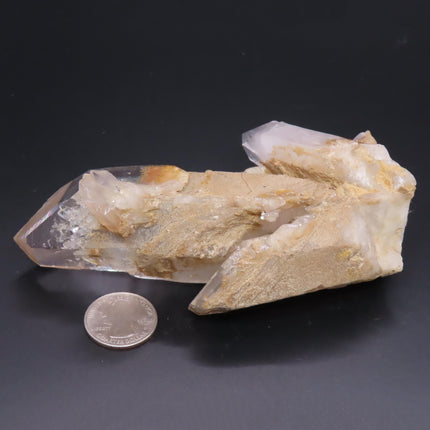 Arkansas Sand Phantom Quartz Crystal Cluster
