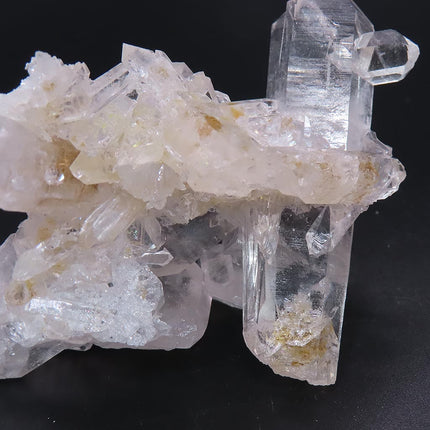 Arkansas Sand Phantom Quartz Crystal Cluster with Rainbow