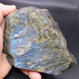 1 side Polished Slab of Labradorite from Madagascar