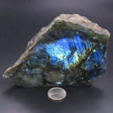 1 side Polished Slab of Labradorite from Madagascar