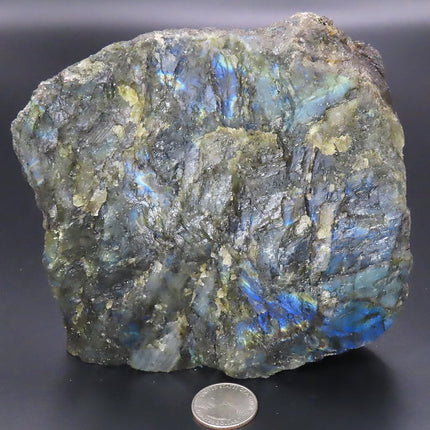 1 side Polished Slab of Labradorite from Madagascar