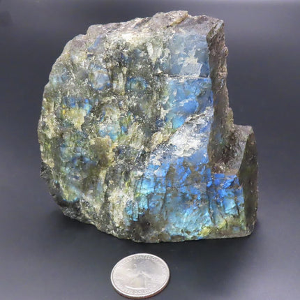 1 side Polished Slab of Labradorite from Madagascar