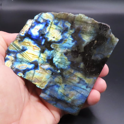 1 side Polished Slab of Labradorite from Madagascar