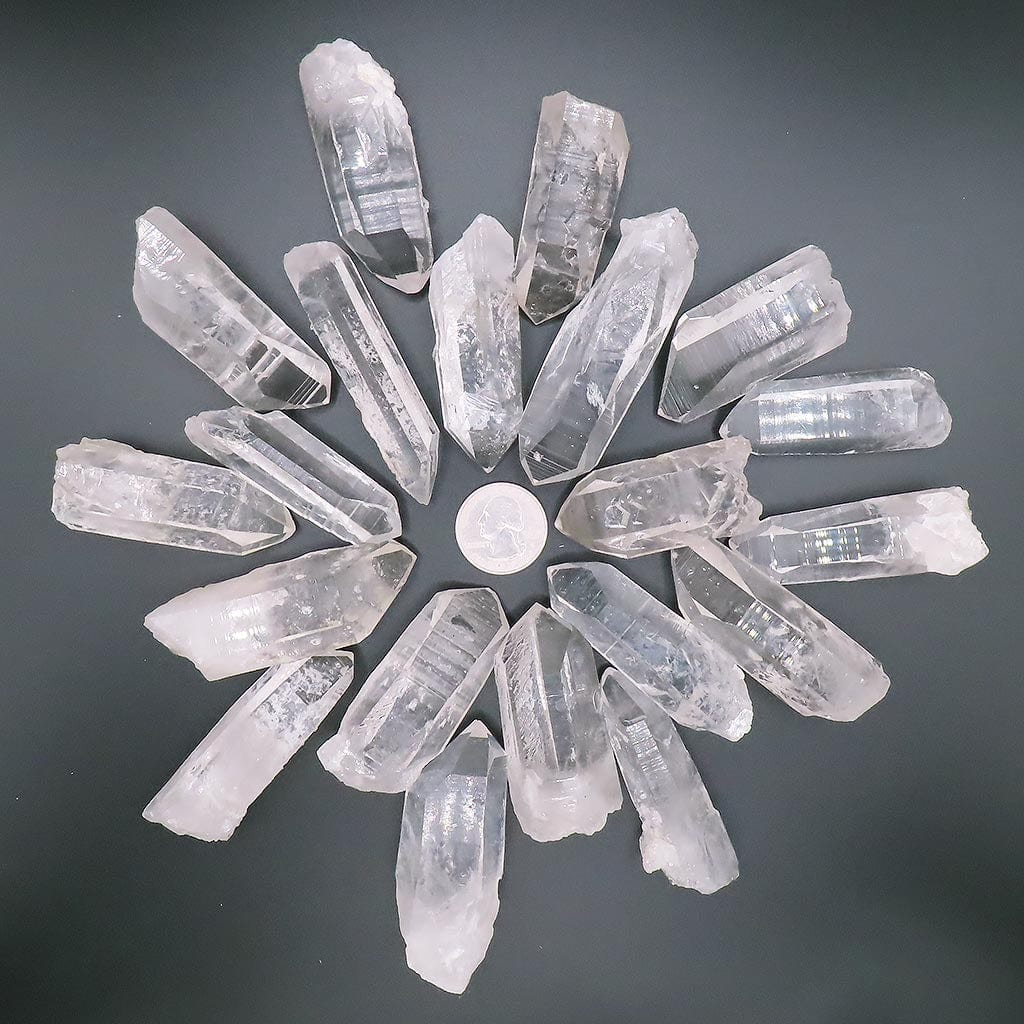 20 A Grade Arkansas Quartz Crystal Points