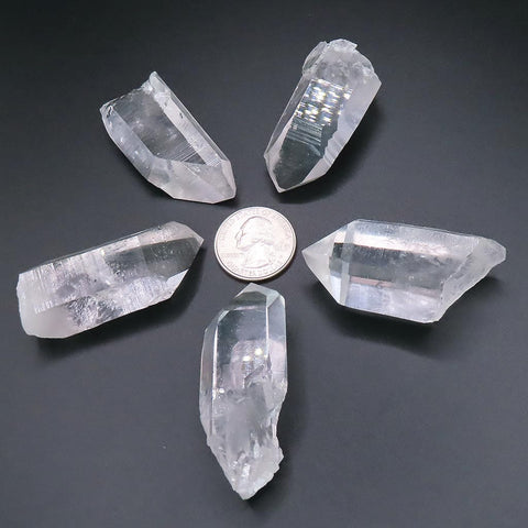 5 Arkansas Quartz Crystal Points