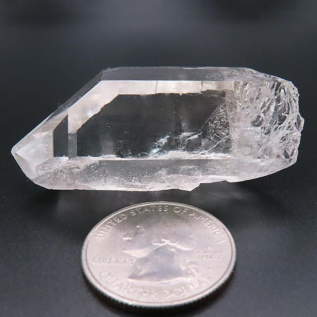 Arkansas Quartz Crystal Point with Rainbow