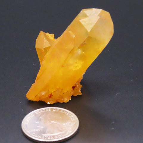 Arkansas Golden Healer Quartz Crystal Cluster with Rainbow Iridescence
