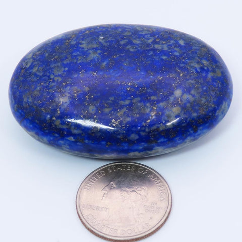Polished Lapis Palm Stone from Afghanistan
