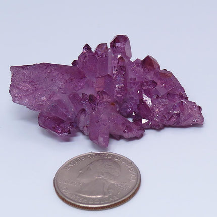 Purple Mist Aura Quartz Crystal Cluster