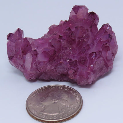 Purple Mist Aura Quartz Crystal Cluster