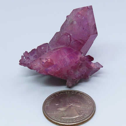 Purple Mist Aura Quartz Crystal Cluster