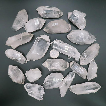 20 Arkansas Quartz Crystal Double Terminated/ET Points