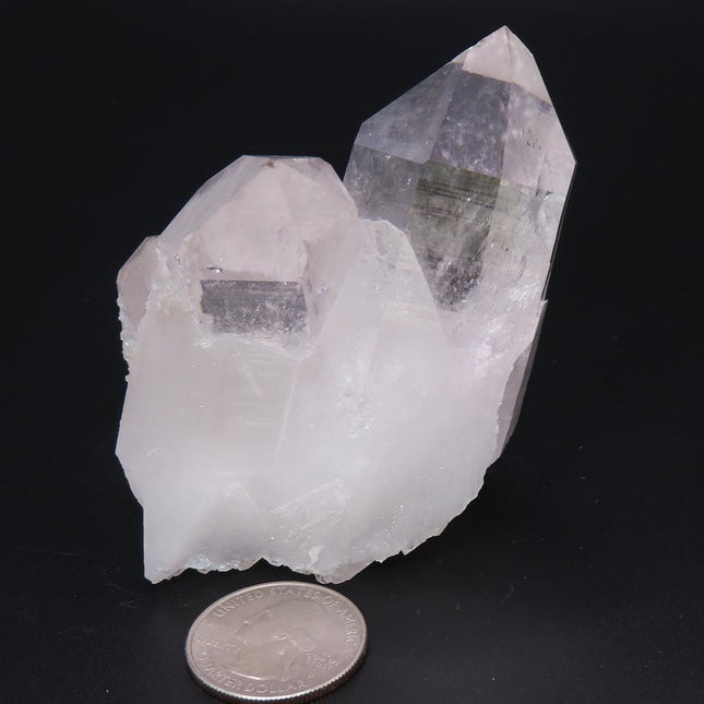 Arkansas Quartz Crystal Cluster with Self-Healed Base