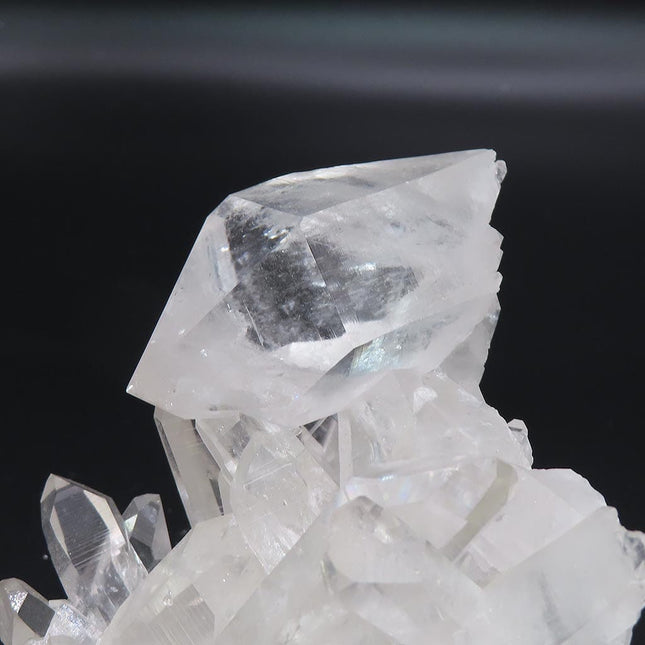 Arkansas Quartz Crystal Cluster with Double Terminated/ET Point on Top