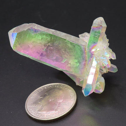 Opal or Angel Aura Quartz Crystal Burr Cluster w/ Tabby from Arkansas 